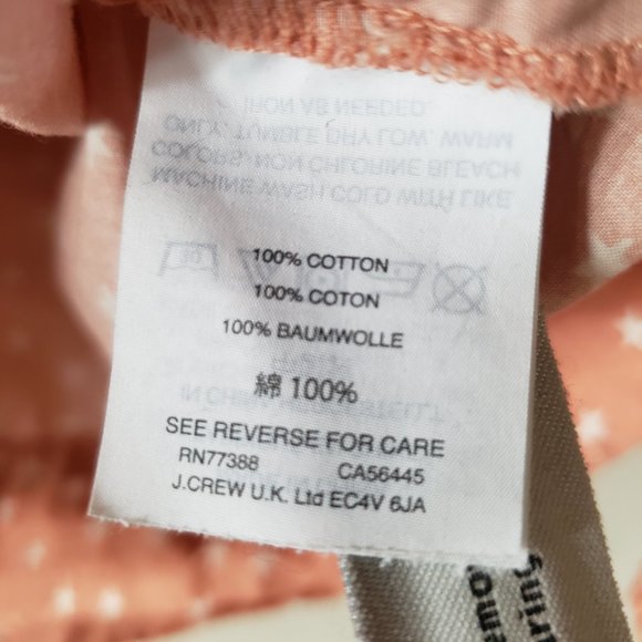 Madewell Peach Orange Coral Star Wrap Top XXS - Picture 8 of 8